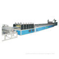 Twin - Wall Hollow Plastic Roofing Sheet Extrusion Line , Roofing Sheet Making Machine